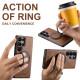 For Samsung Galaxy S24+ 5G Suteni G3 Oil Wax 360 Rotation Holder MagSafe Back Phone Case(Brown)
