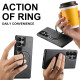For Samsung Galaxy S23+ 5G Suteni G3 Oil Wax 360 Rotation Holder MagSafe Back Phone Case(Black)