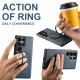 For Samsung Galaxy S23+ 5G Suteni G3 Oil Wax 360 Rotation Holder MagSafe Back Phone Case(Blue)