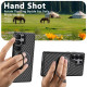 For Samsung Galaxy S23+ 5G Suteni G3 Carbon Fiber Leather 360 Rotation Holder MagSafe Phone Case(Black)