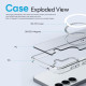 For Samsung Galaxy S24+ 5G NORTHJO 2 in 1 PC MagSafe Magnetic Phone Case with Screen Film(Clear)