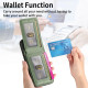 For Samsung Galaxy S24+ 5G Twill Fabric Leather Vertical Flip RFID Card Bag Phone Case(Green)