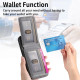 For Samsung Galaxy S24+ 5G Twill Fabric Leather Vertical Flip RFID Card Bag Phone Case(Gray)