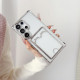 For Samsung Galaxy S24+ 5G Four-cornered Electroplated Card Bag TPU Phone Case(Purple)