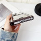 For Samsung Galaxy S24+ 5G Gradient Glitter Plating TPU Phone Case with Card Slot(Silver)