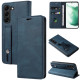 For Samsung Galaxy S23+ 5G Wristband Magnetic Leather Phone Case(Blue)