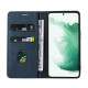 For Samsung Galaxy S23+ 5G Wristband Magnetic Leather Phone Case(Blue)