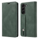 For Samsung Galaxy S23+ 5G Wristband Magnetic Leather Phone Case(Green)