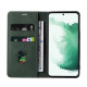 For Samsung Galaxy S23+ 5G Wristband Magnetic Leather Phone Case(Green)