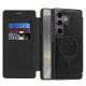 For Samsung Galaxy S24+ 5G Linton MagSafe Leather Phone Case(Black)