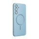 For Samsung Galaxy S24+ 5G ENKAY MagSafe Matte TPU Phone Case with Lens Film(Sierra Blue)