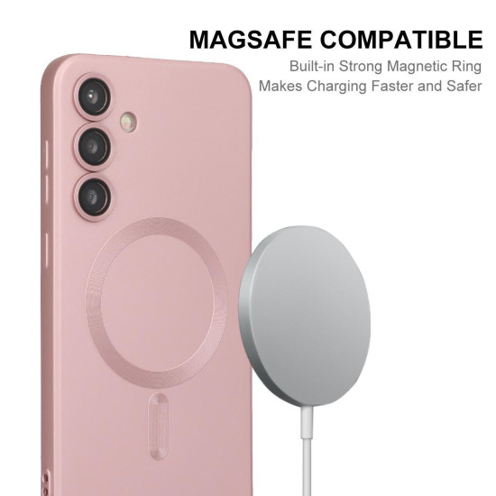 For Samsung Galaxy S24+ 5G ENKAY MagSafe Matte TPU Phone Case with Lens Film(Purple)