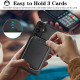 For Samsung Galaxy S24+ 5G Kalebol Slim MagSafe Ring Magnetic Card Bag Leather Phone Case(Black)