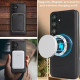 For Samsung Galaxy S24+ 5G Kalebol Slim MagSafe Ring Magnetic Card Bag Leather Phone Case(Black)