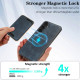 For Samsung Galaxy S24+ 5G Kalebol Slim MagSafe Ring Magnetic Card Bag Leather Phone Case(Blue)