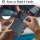 For Samsung Galaxy S24+ 5G Kalebol Slim MagSafe Ring Magnetic Card Bag Leather Phone Case(Blue)