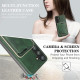 For Samsung Galaxy S24+ 5G Kalebol Slim MagSafe Ring Magnetic Card Bag Leather Phone Case(Green)