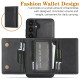 For Samsung Galaxy S24+ 5G Kalebol Strong Magnetic MagSafe Tri-Fold Wallet Leather Phone Case(Black)