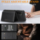 For Samsung Galaxy S24+ 5G Kalebol Strong Magnetic MagSafe Tri-Fold Wallet Leather Phone Case(Black)