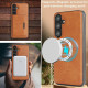 For Samsung Galaxy S24+ 5G Kalebol Strong Magnetic MagSafe Tri-Fold Wallet Leather Phone Case(Brown)