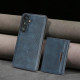 For Samsung Galaxy S24+ 5G Kalebol Strong Magnetic MagSafe Tri-Fold Wallet Leather Phone Case(Blue)