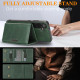 For Samsung Galaxy S24+ 5G Kalebol Strong Magnetic MagSafe Tri-Fold Wallet Leather Phone Case(Green)