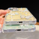 For Samsung Galaxy S24+ 5G Diamond Glitter Pearl Butterfly Four-Corner Shockproof Phone Case(Light Green)