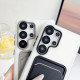 For Samsung Galaxy S24+ 5G Leather Texture Card Bag Shockproof Phone Case(Black)