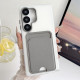 For Samsung Galaxy S24+ 5G Leather Texture Card Bag Shockproof Phone Case(Grey)