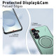 For Samsung Galaxy S24+ 5G Kalebol Magnetic MagSafe Rotation Holder PC Phone Case(Grey Green)