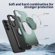 For Samsung Galaxy S24+ 5G Kalebol Magnetic MagSafe Rotation Holder PC Phone Case(Grey Green)