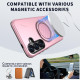 For Samsung Galaxy S24+ 5G Kalebol Magnetic MagSafe Rotation Holder PC Phone Case(Pink)