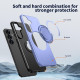 For Samsung Galaxy S24+ 5G Kalebol Magnetic MagSafe Rotation Holder PC Phone Case(Lilac)