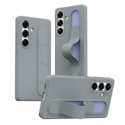 For Samsung Galaxy S24+ 5G Intelligent Control Button Wristband Phone Case(Space Gray)