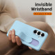 For Samsung Galaxy S24+ 5G Intelligent Control Button Wristband Phone Case(Far Peak Blue)