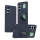 For Samsung Galaxy S24+ 5G Intelligent Control Button Wristband Phone Case(Sapphire blue)