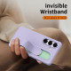 For Samsung Galaxy S24+ 5G Intelligent Control Button Wristband Phone Case(Lola Purple)