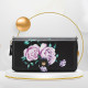 For Samsung Galaxy S24+ 5G Crossbody Flower Multi-functional Buckle Zipper Wallet Vegan Leather Phone Case(Purple)