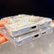 For Samsung Galaxy S24+ 5G Diamond Glitter Pearl Heart Four-Corner Shockproof Phone Case(Transparent Stars)
