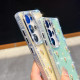 For Samsung Galaxy S24+ 5G Rhinestone Glitter 3D Tulip Four-Corner Shockproof Phone Case(Light Pink)
