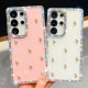 For Samsung Galaxy S24+ 5G Rhinestone Glitter 3D Tulip Four-Corner Shockproof Phone Case(Light Green)