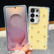 For Samsung Galaxy S24+ 5G Rhinestone Glitter 3D Tulip Four-Corner Shockproof Phone Case(Transparent Stars)