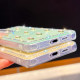 For Samsung Galaxy S24+ 5G Rhinestone Glitter 3D Tulip Four-Corner Shockproof Phone Case(Transparent Stars)