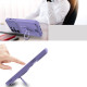For Samsung Galaxy S24+ 5G Sliding Camshield Magnetic Card Holder Silicone Phone Case with Lanyard(Red)