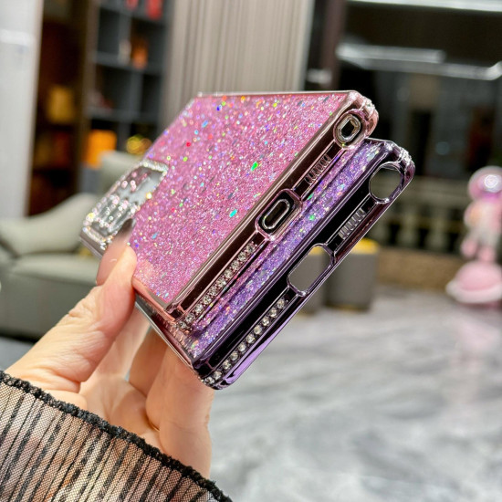 For Samsung Galaxy S24+ 5G Diamond Glitter Sequins TPU Phone Case(Black)