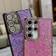 For Samsung Galaxy S24+ 5G Diamond Glitter Sequins TPU Phone Case(Silver)