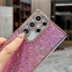 For Samsung Galaxy S24+ 5G Diamond Glitter Sequins TPU Phone Case(Pink)