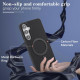 For Samsung Galaxy S24+ 5G Kalebol Carbon Fiber MagSafe Phone Case(Black)