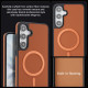 For Samsung Galaxy S24+ 5G Kalebol Carbon Fiber MagSafe Phone Case(Brown)