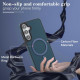 For Samsung Galaxy S24+ 5G Kalebol Carbon Fiber MagSafe Phone Case(Blue)